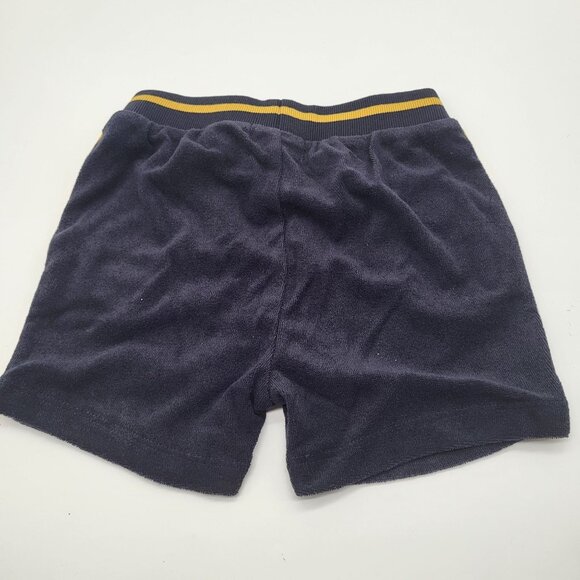 MILES THE LABEL Baby Terry Tank Top and Shorts Outfit Yellow Blue NWT - Picture 5 of 8